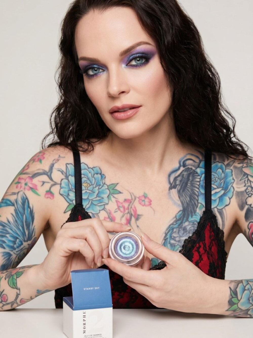 Morphe 2 ✦ Starry Sky Jelly Eye Shimmer ✦ Iridescent Blue Gel Shadow 5.2g NWT